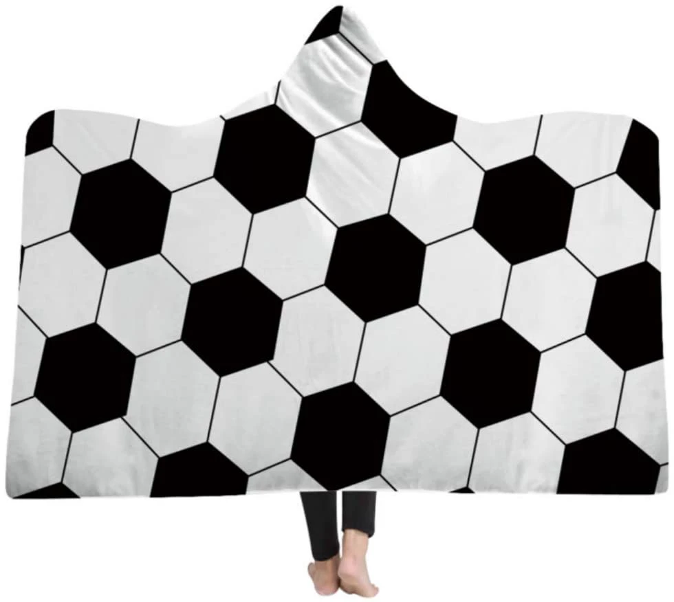Hooded soft blanket