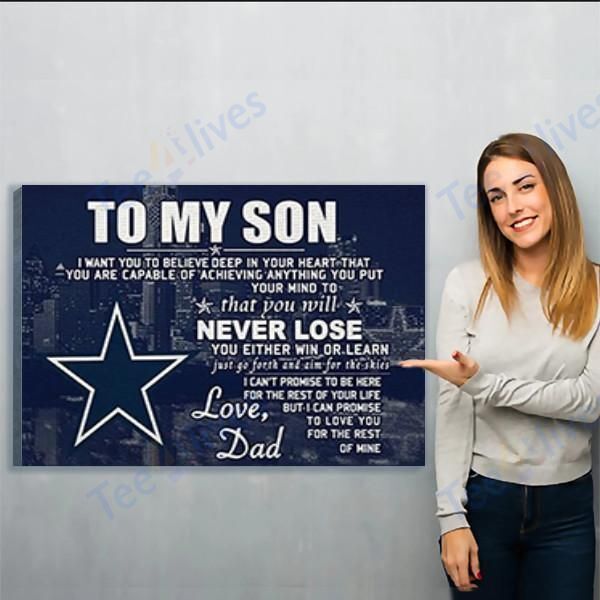 Dallas Fan Canvas Print Wall Art