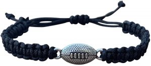 Sportybella Football Bracelet