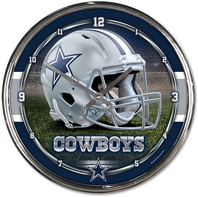 WinCraft NFL Chrome Clock