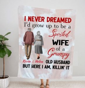 Personalized Custom Couple Blankets