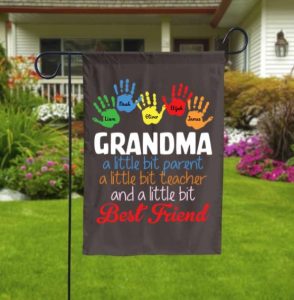 Personalized Grandma Flag