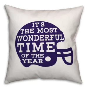 Football Throw Pillow