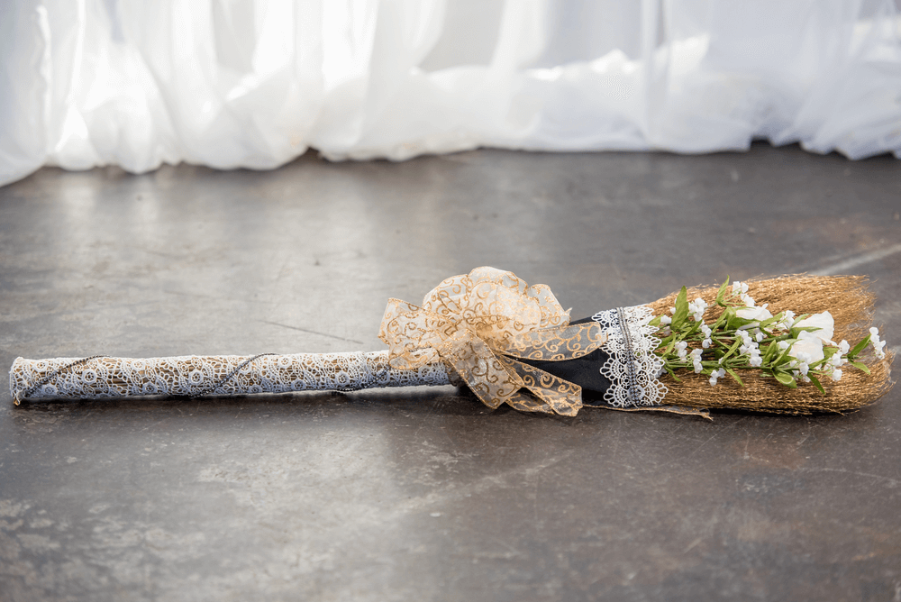 The broom at a wedding